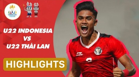 Highlights U22 Indonesia vs U22 Thái Lan: Mưa thẻ, trận chung kết &quot;điên rồ&quot; | SEA Games 32 | VTV24