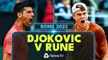 Novak Djokovic vs Holger Rune Highlights | Rome 2023