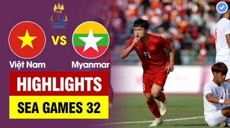 Highlights Việt Nam vs Myanmar | Hồ Văn Cường lập cú đúp tuyệt đẹp-Khuất Văn Khang kết liễu đỉnh cao