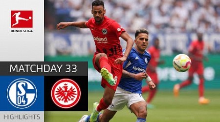 Late Equalizer Keeps Schalke Alive! | Schalke - Frankfurt 2-2 | Highlights | MD 33 – Bundesliga