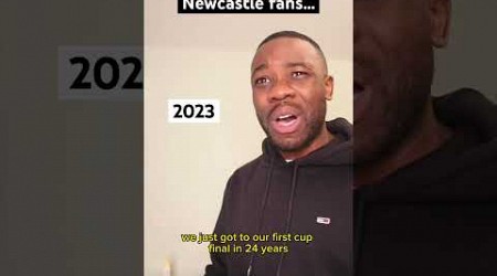 Newcastle United fans 2022 vs 2023… #shorts