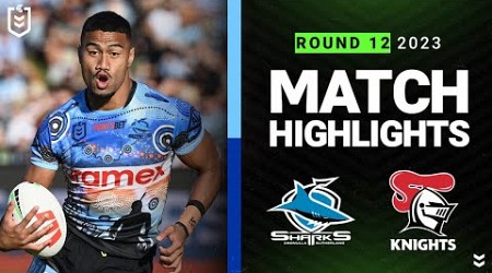 NRL 2023 | Cronulla-Sutherland Sharks v Newcastle Knights | Match Highlights