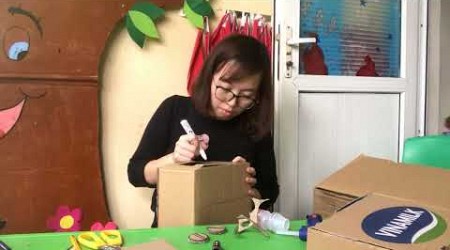 Instructions for making a gift box out of cardboard | Nam Phan TV