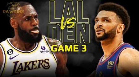 Los Angeles Lakers vs Denver Nuggets Game 3 Full Highlights | 2023 WCF | FreeDawkins