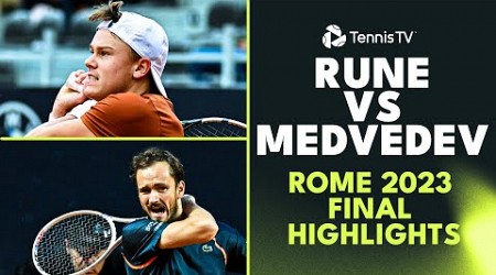 Holger Rune vs Daniil Medvedev For The Title 