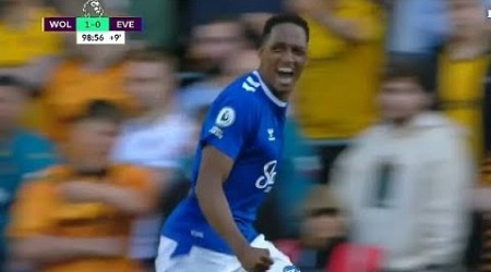 Gol de Yerry Mina, Wolves vs Everton (1-1) Resultados de todos los goles y resúmenes extendidos