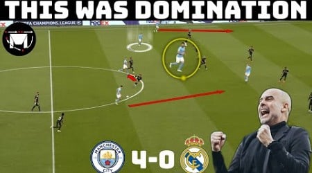 How Pep Dismantled Ancelotti | Tactical Analysis : Manchester City 4-0 Real Madrid|