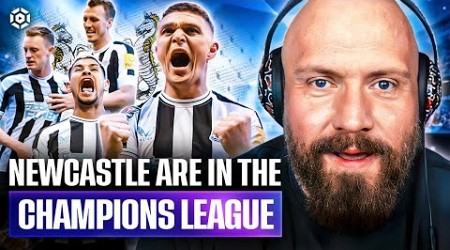 NEWCASTLE MAKE CHAMPIONS LEAGUE!!!