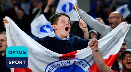 Europa League anthem blasts over Amex speakers as Brighton secure sixth place