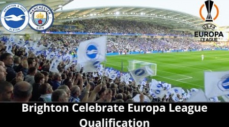 BRIGHTON CELEBRA SU CALIFICACIÓN A LA EUROPA LEAGUE | Brighton 1-1 Man City | JULIO ENCISO GOLAZO