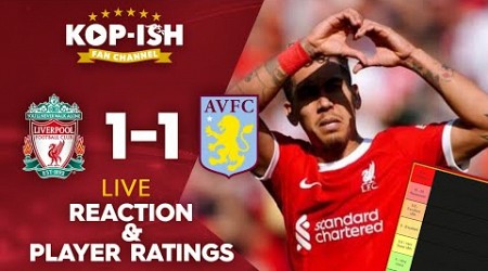 EUROPA LEAGUE CONFIRMED | LIVERPOOL 1-1 ASTON VILLA | LIVE MATCH REACTION &amp; PLAYER RATINGS