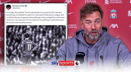 &#39;The dressing room is NOT in a bad mood&#39; | Klopp defends Salah&#39;s social post