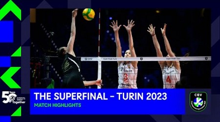 Highlights | VakifBank ISTANBUL vs. Eczacibasi Dynavit ISTANBUL | Super Finals Turin 2023