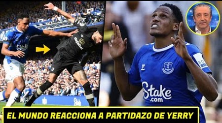 ASI REACCIONO el MUNDO al PARTIDAZO de YERRY MINA Que SALVO al EVERT0N &quot;TIENE JERARQUIA&quot;