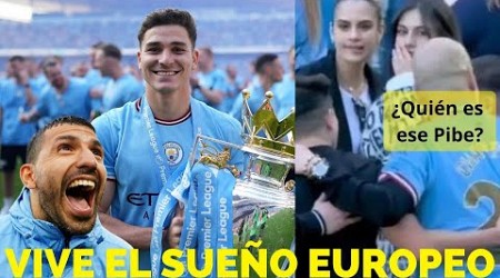 Así Los Jugadores del CITY Reconocen la Humildad de JULIAN ALVAREZ En celebración de Premier League