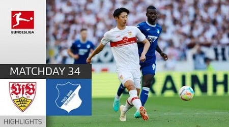 Stuttgart Face Relegation Play-Off | VfB Stuttgart - TSG Hoffenheim | Highlights | MD 34 Buli 22/23