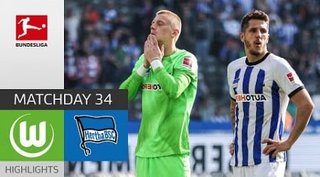 Hertha Leaves With Head Held High | VfL Wolfsburg - Hertha BSC | Highlights | MD 34 Bundesliga 22/23