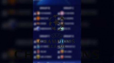 Simulating the 2023/2024 Champions League…
