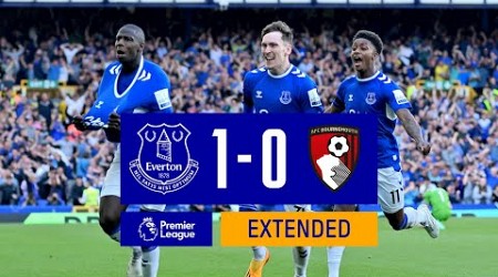 EXTENDED HIGHLIGHTS: EVERTON 1-0 BOURNEMOUTH