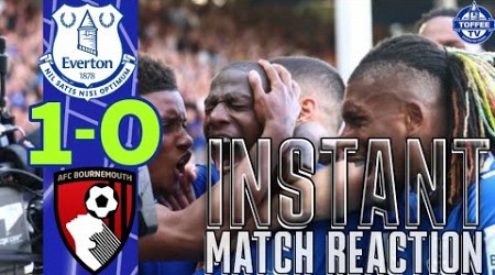 EVERTON SURVIVE RELEGATION!!!! Everton 1-0 Bournemouth | Gwladys Street Reaction