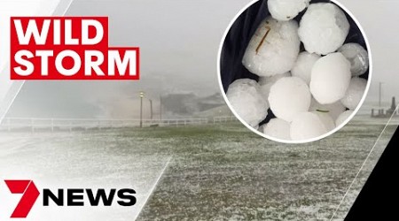 Hailstorm hits Newcastle | 7NEWS