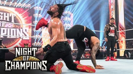 Jimmy Uso did WHAT to Roman Reigns?!: WWE Night of Champions Highlights