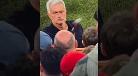 Jose Mourinho threw his runners-up medal into the crowd after the Europa League final 