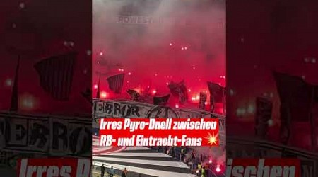 Irres Pyro-Duell zwischen RB- und Eintracht-Fans im DFB-Pokalfinale 