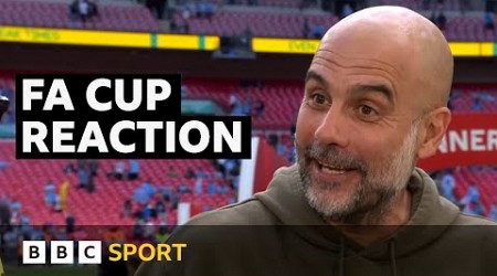 Guardiola, Stones and Grealish on FA Cup Final win | BBC Sport