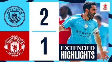 HIGHLIGHTS! | Man City 2-1 Man Utd | FA Cup Final 2023 | Gundogan (2) and Fernandes Goals