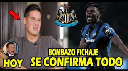 TREMENDO JAMES RODRIGUEZ DEFENDIDO PRENSA FICHAJE NEWCASTLE FICHAJE DUVAN ZAPATA