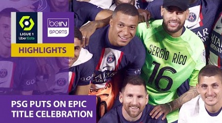PSG puts on epic title party | Ligue 1 22/23 Moments