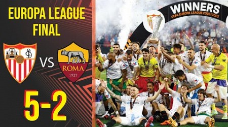 Sevilla vs Roma 1-1 (Pen 4-1) - Extended Highlights - Europa League Final 2023