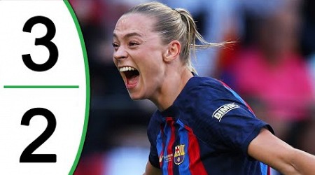 Barcelona vs Wolfsburg 3-2 Highlights &amp; Goals - Women&#39;s Champions League Final 2023