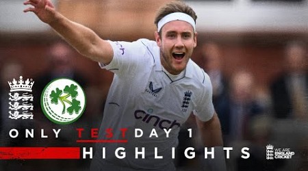 Stuart Broad Takes 5-51 at Lord&#39;s | Highlights - England v Ireland Day 1 | LV= Insurance Test 2023