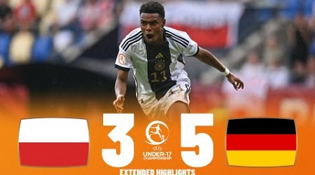 Germany vs Poland | What a Game | Highlights | U17 European Championship Semi Final 30-05-2023