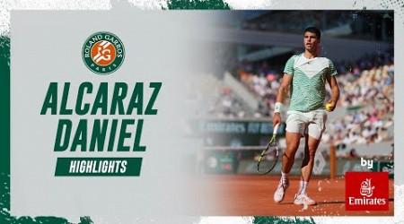 Carlos Alcaraz vs Taro Daniel - Round 2 Highlights I Roland-Garros 2023