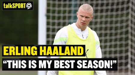 &quot;THIS IS MY BEST SEASON!&quot; ⭐ Erling Haaland wants to win the treble &amp; make history with Man City!