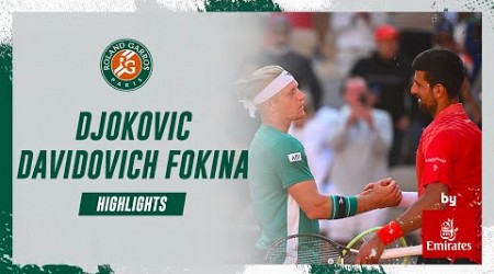 Novak Djokovic vs Alejandro Davidovich Fokina - Round 3 Highlights I Roland-Garros 2023