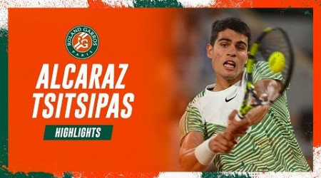 Carlos Alcaraz vs Stefanos Tsitsipas - Quarterfinals Highlights I Roland-Garros 2023