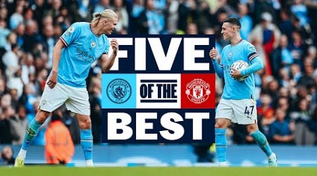 FIVE OF THE BEST MANCHESTER DERBIES | Man City v Man Utd