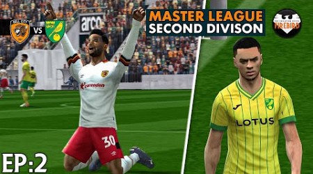 PES 6 | Hull City Master League Series Ep:2 - vs Norwich City (H) - PC Gameplay