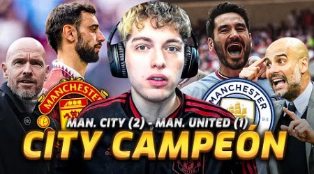 DAVOO XENEIZE REACCIONA AL MANCHESTER CITY CAMPEON DE LA FA CUP 2023