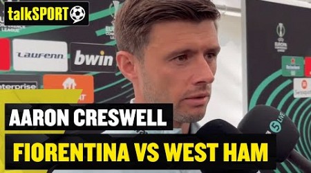 &quot;We want to bring the trophy HOME!&quot; | Aaron Creswell Pre-Match Interview | Fiorentina v West Ham