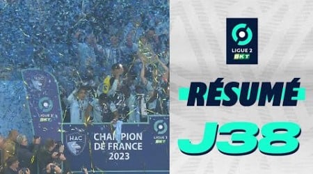 Résumé 38ème journée - Ligue 2 BKT / 2022-2023