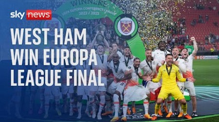 West Ham beat Fiorentina in Europa Conference League final