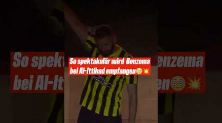 Mega-Empfang für Karim Benzema! #shorts