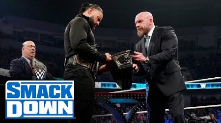 Triple H presents Reigns a new Undisputed WWE Universal Title: SmackDown Highlights, June 2, 2023