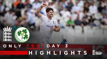 Tongue Takes 5-Fer In 10-Wicket Win | Highlights - England v Ireland Day 3 | LV= Insurance Test 2023