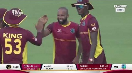 UAE vs West Indies | 1st ODI Highlights | Streaming LIVE on FanCode